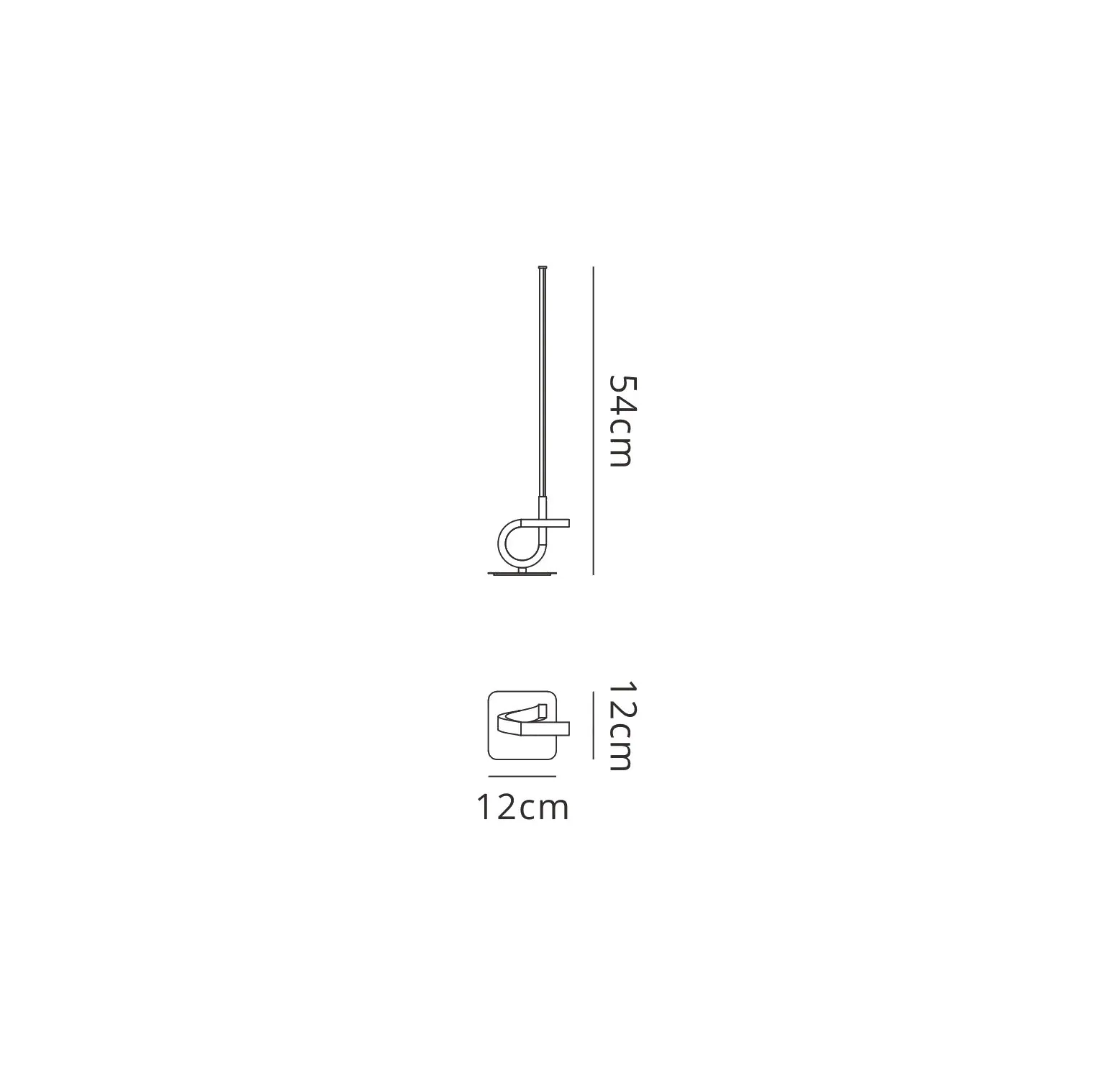 Cinto Table Lamp 6W LED M6136  Mantra Cinto Polished Chrome